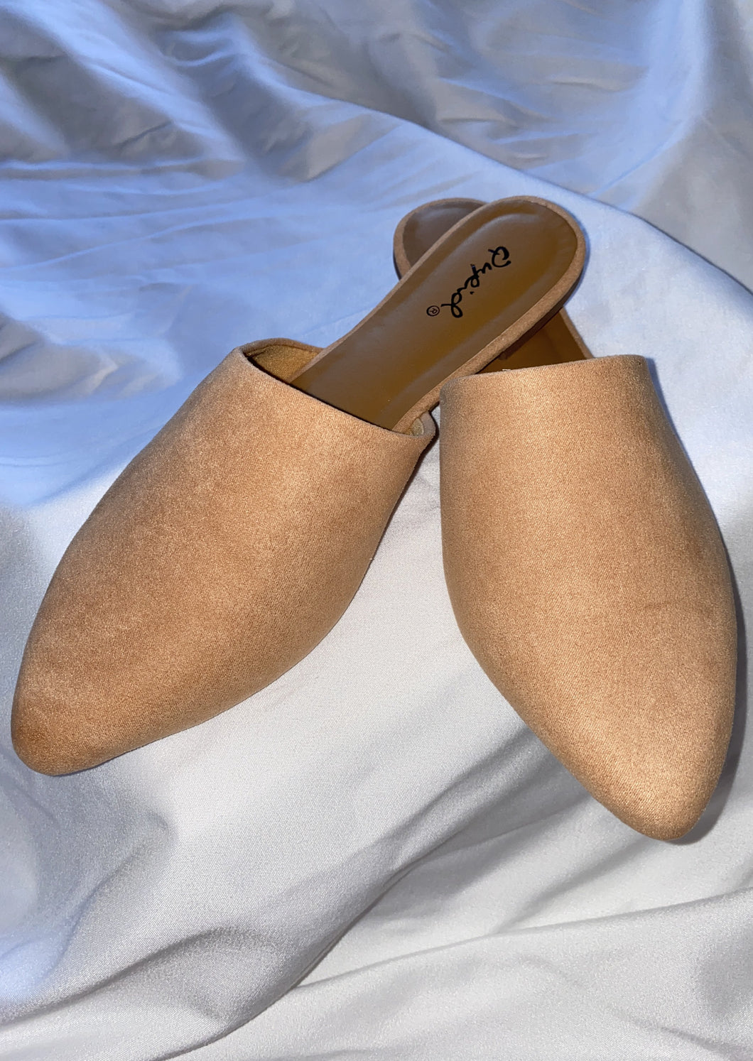 June Blush Suede Mule