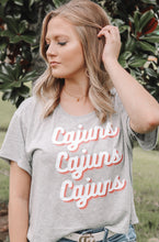 Load image into Gallery viewer, She&#39;s a Ragin&#39; Cajun Tee in Grey
