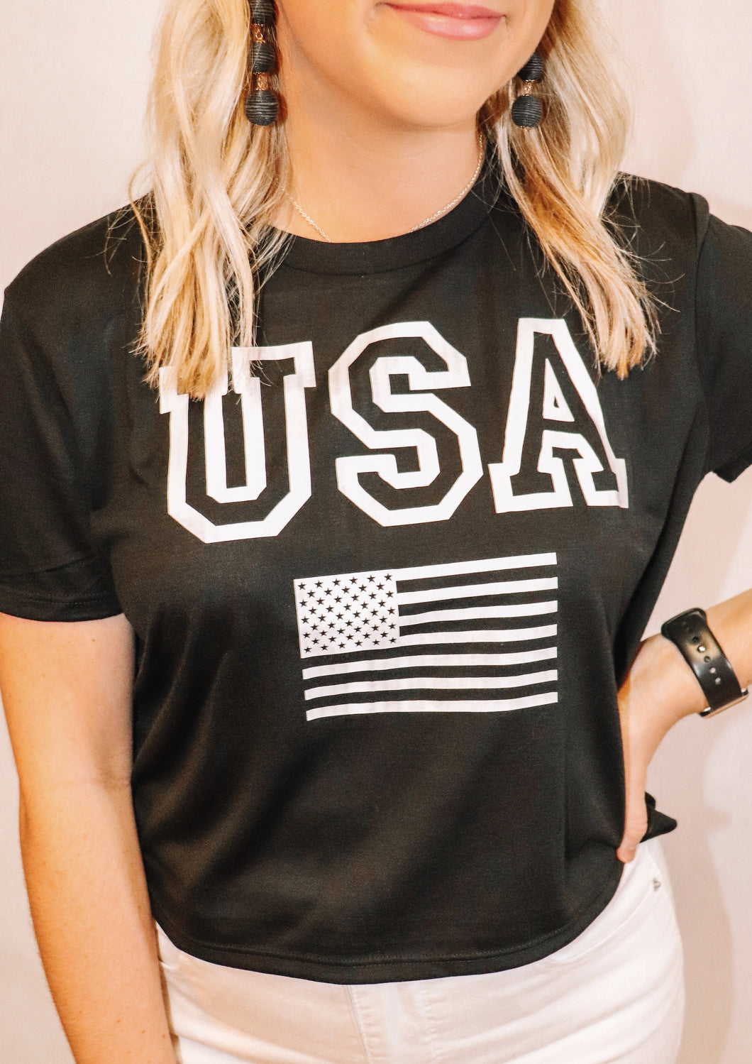 It's a Party in The USA Crop Tee