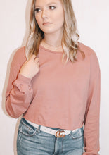 Load image into Gallery viewer, She&#39;s Basic Long Sleeve Cropped Tee
