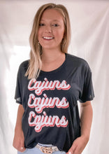 Load image into Gallery viewer, She&#39;s a Ragin&#39; Cajun Tee in Black
